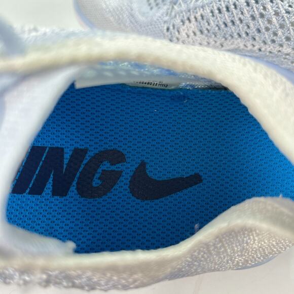 Nike Free RN Flyknit 2018 Hydrogen Blue Running Shoes 942839-402 Women's Size 7 - Picture 9 of 11